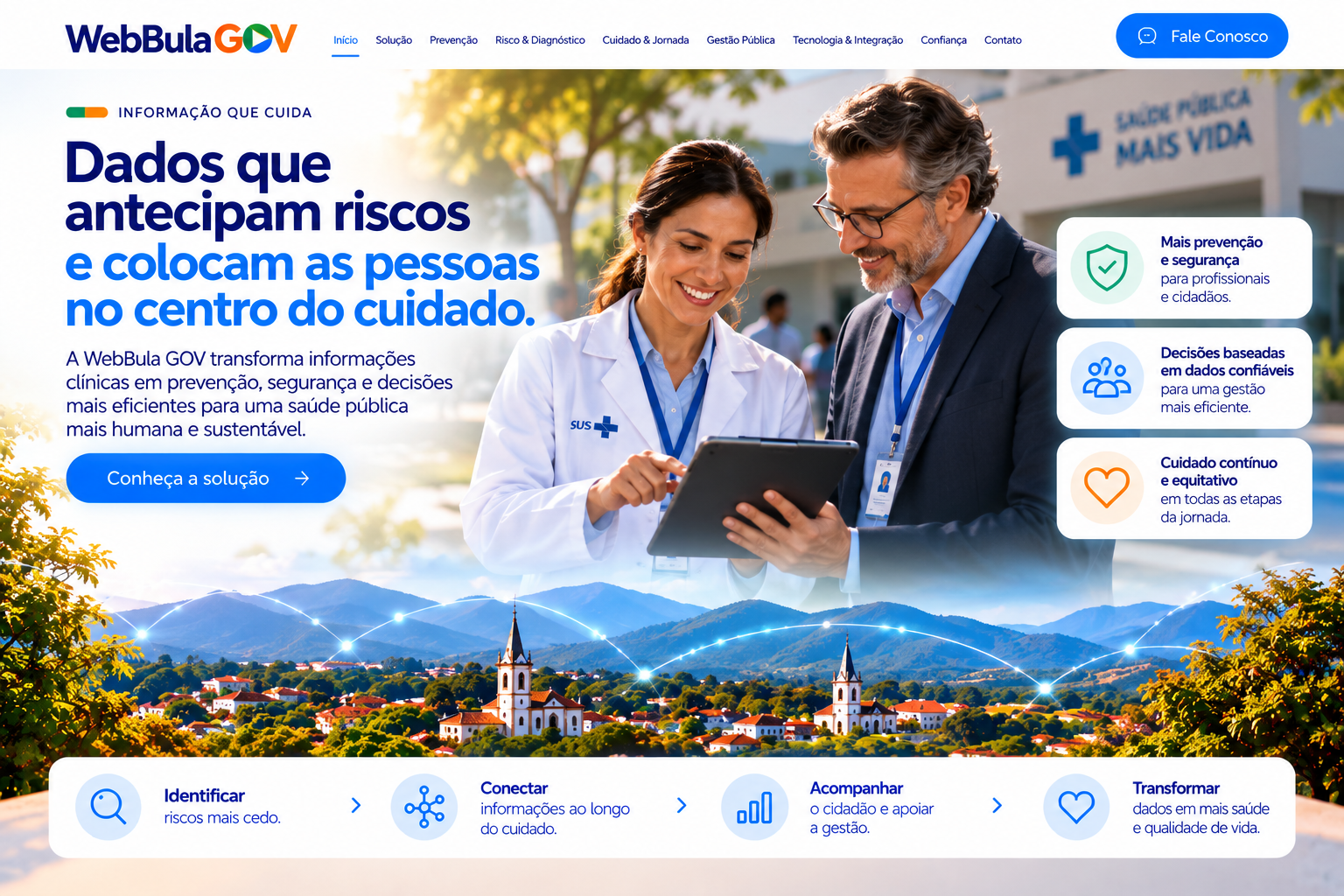 Layout aprovado WebBula GOV — INFORMAÇÃO QUE CUIDA